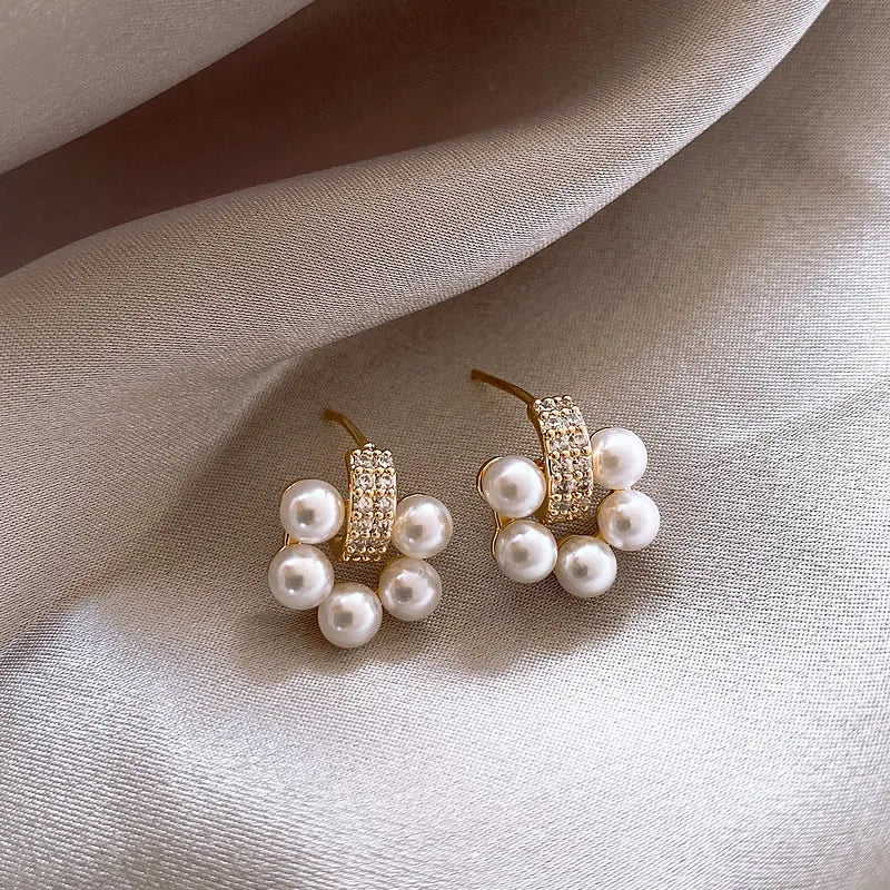 Brinco Redondo Folheado a Ouro 14k