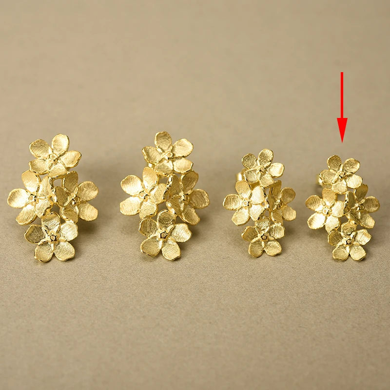 Brincos Flor em Prata 925 – Estilo Romântico e Delicado