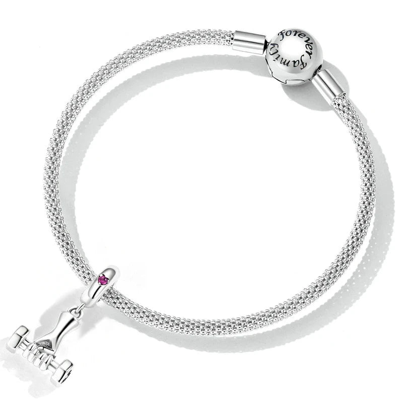 Berloque Haltere Prata 925