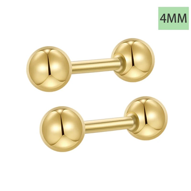 Brinco Stud Bolinha em Prata 925