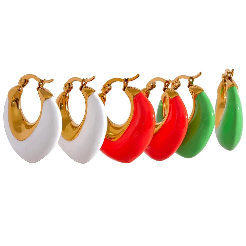 Brinco Feminino Multicolorido Esmalte - Vonn