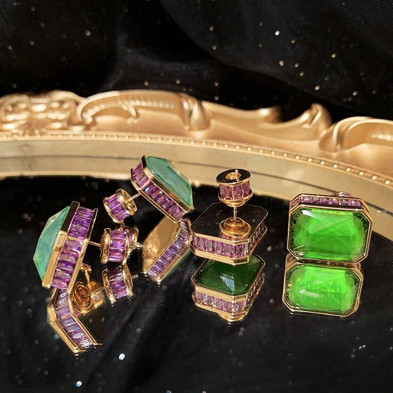 Brincos Geométricos Zircônia