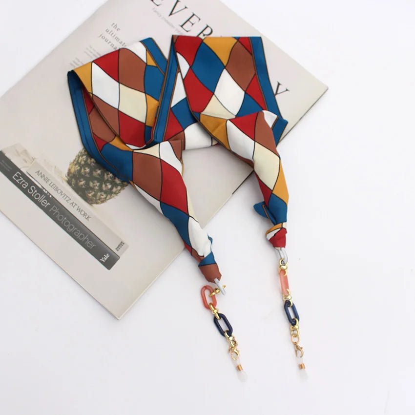 Cordinhas Óculos Tecido Seda