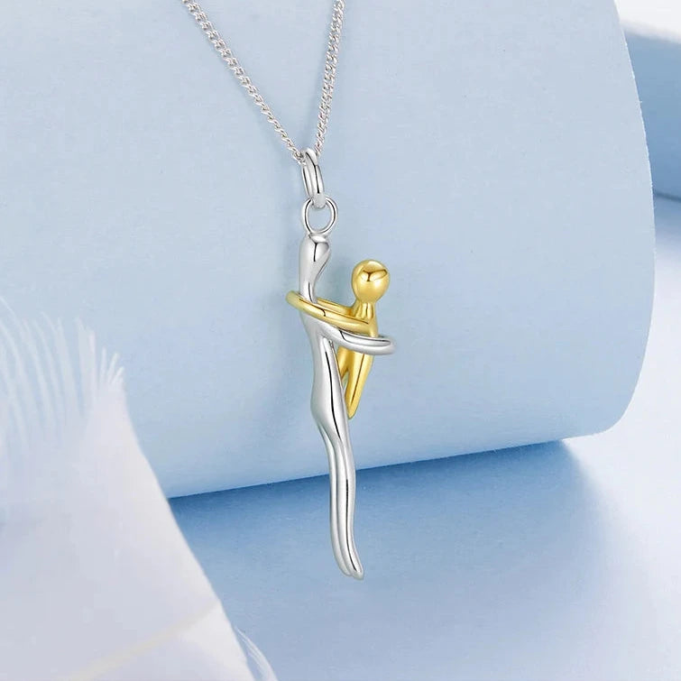 Colar Abraço Prata 925