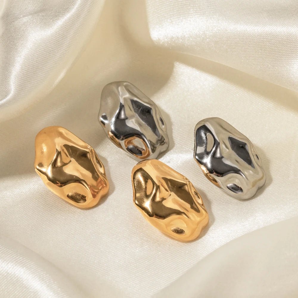 Brinco de Pressão Irregular em Cobre