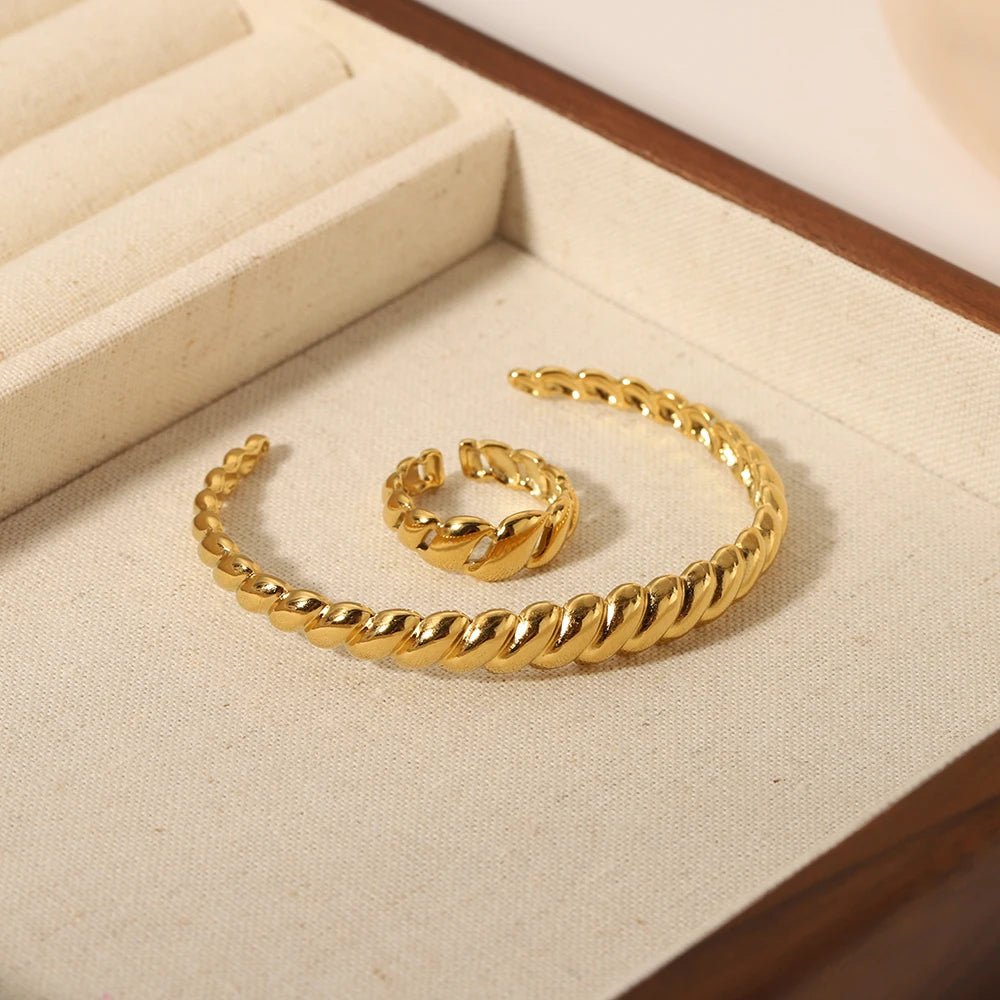 Conjunto de Anel Croissant