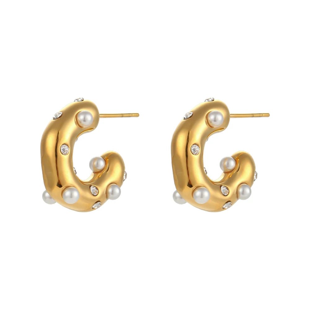 Brincos banhados a Ouro 18k