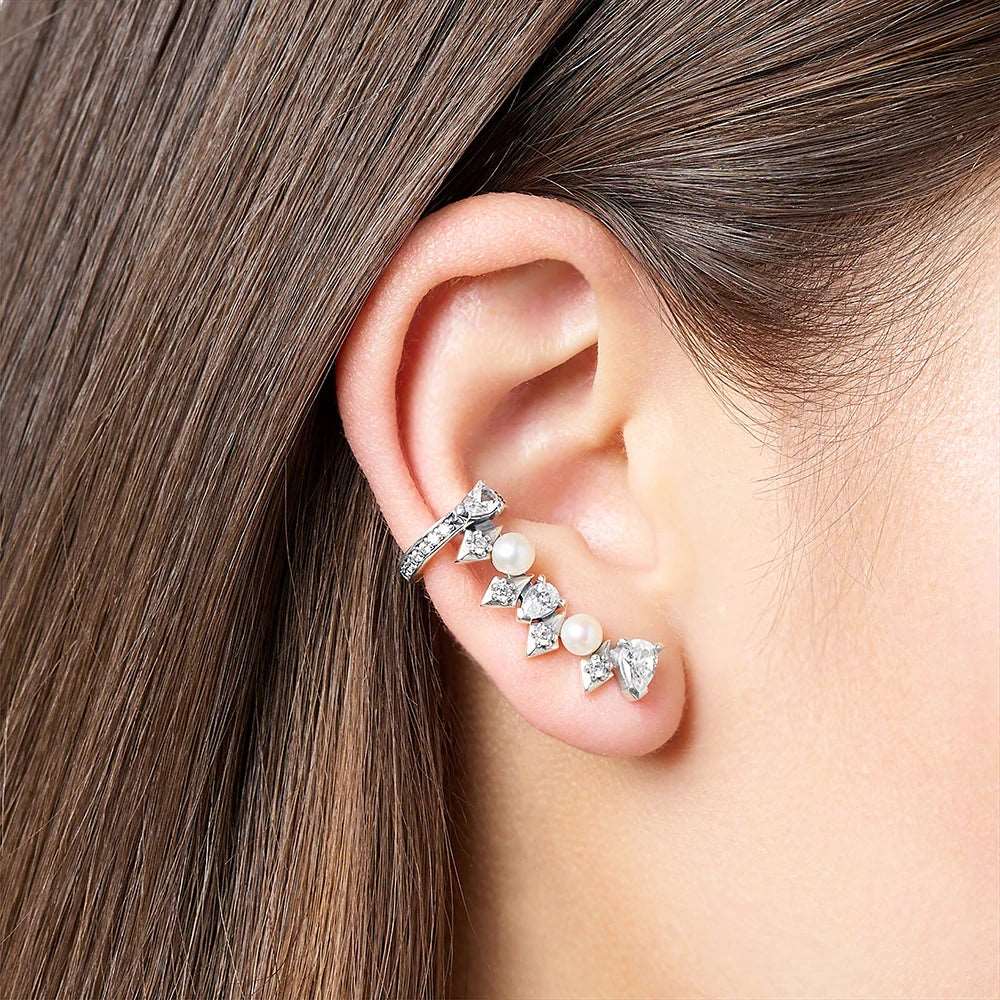 Brincos Piercing Prata 925
