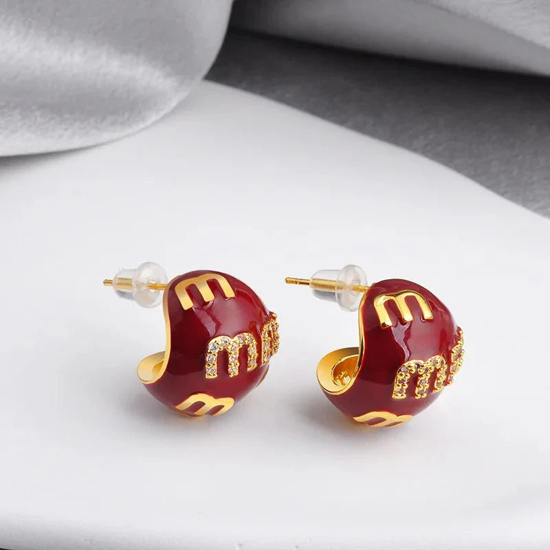 Brinco MIU Banhado a Ouro 18k