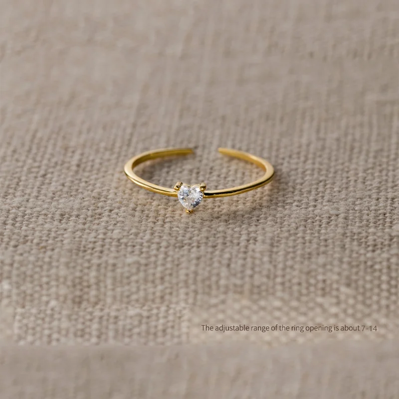 Anel Love em Prata 925 com Zircônia