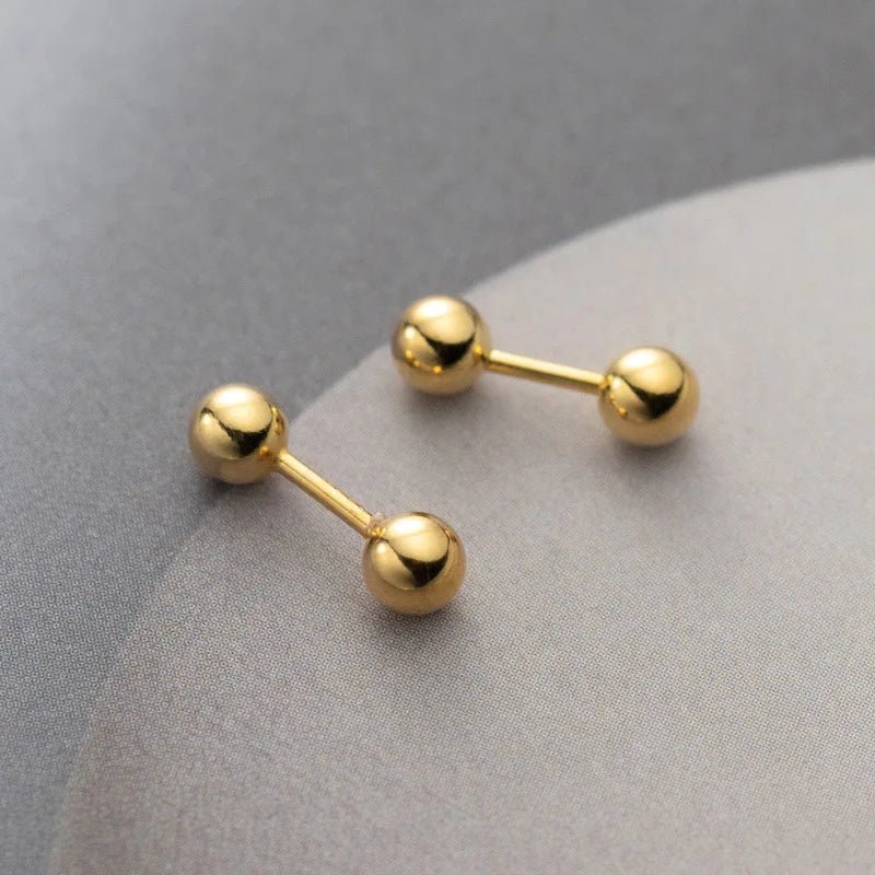 Brinco Stud Bolinha em Prata 925