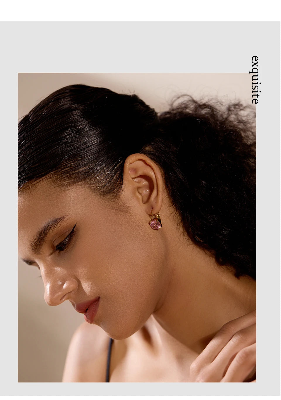 Brincos de Argola Zirconia Cúbica - Aço Inoxidável