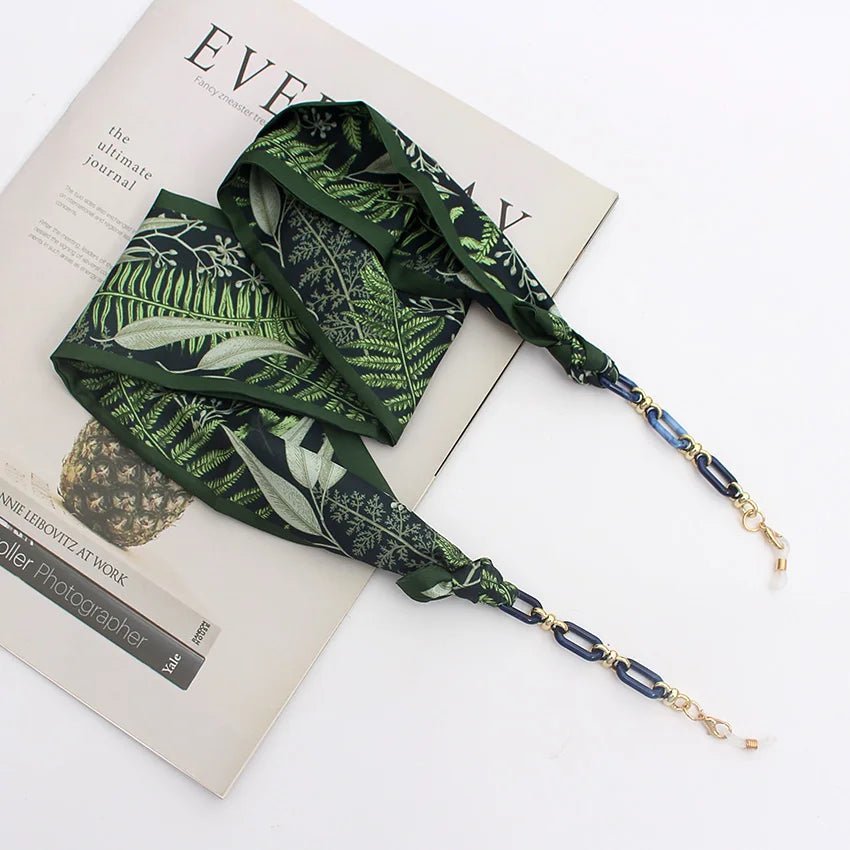 Cordinhas Óculos Tecido Seda