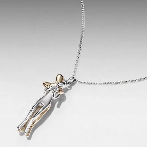 Colar Abraço Prata 925