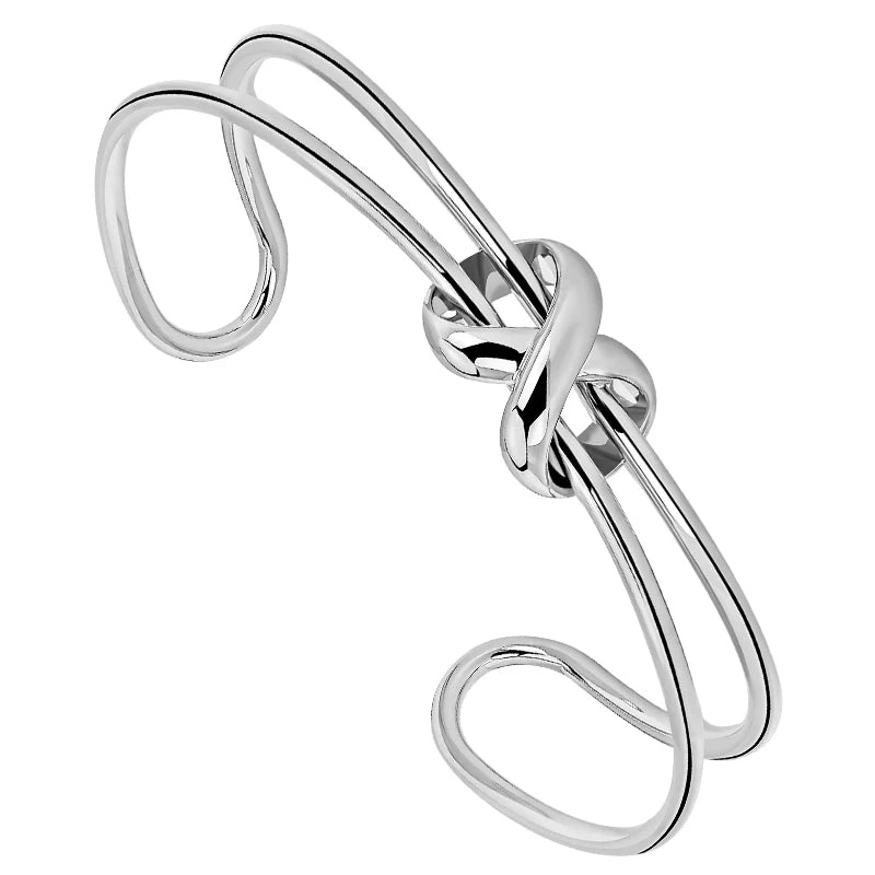 Pulseira Nó Simples e Moderna – Estilo Cuff