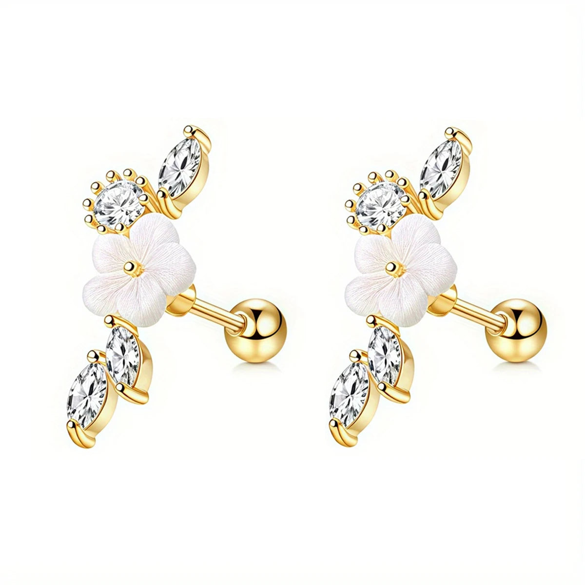 Brinco Animal Delicado em Aço Inoxidável Pino Stud