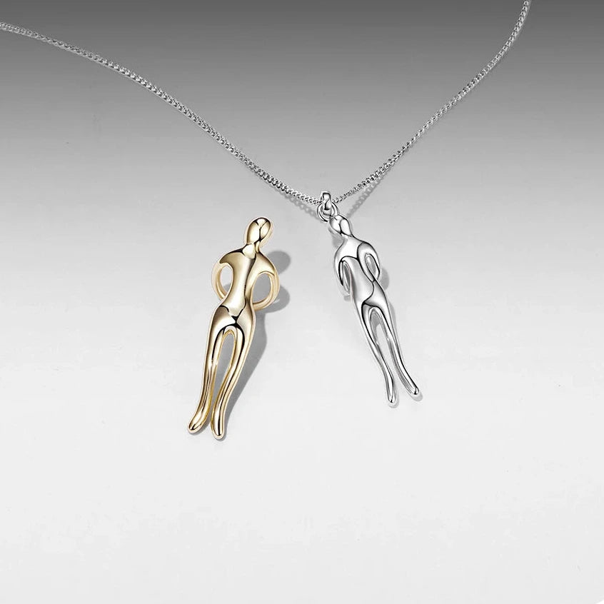 Colar Abraço Prata 925