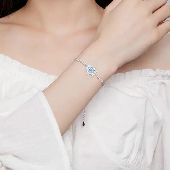 Pulseira Mão de Fátima em Prata 925