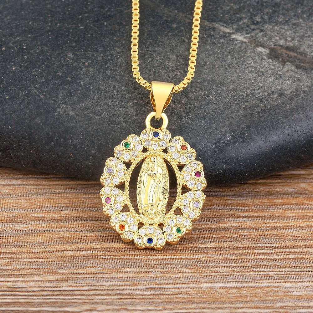 Conjunto De Joia Virgem Maria