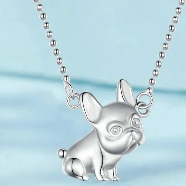 Colar Buldogue Prata 925