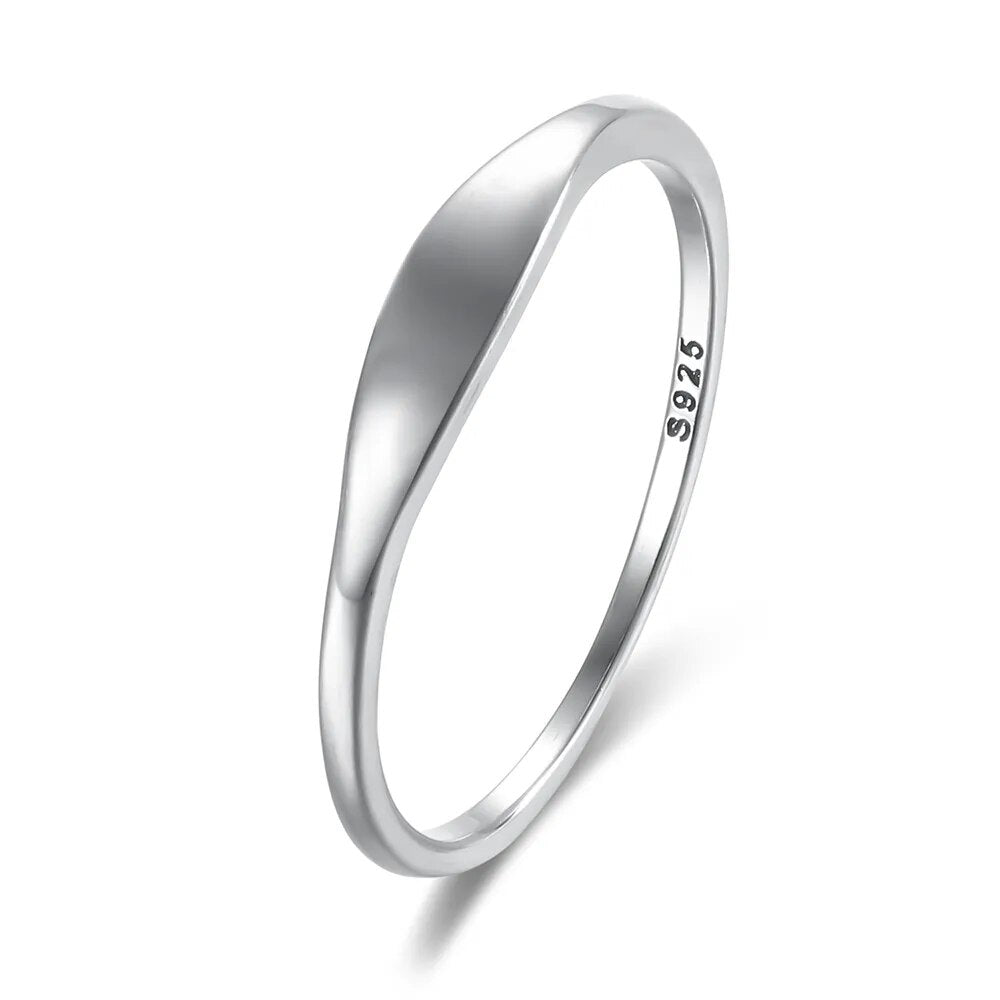 Anel Minimalista Prata 925