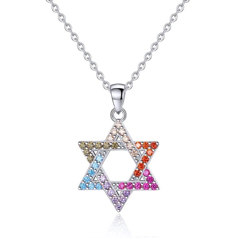 Colar Estrela de Davi em Prata 925