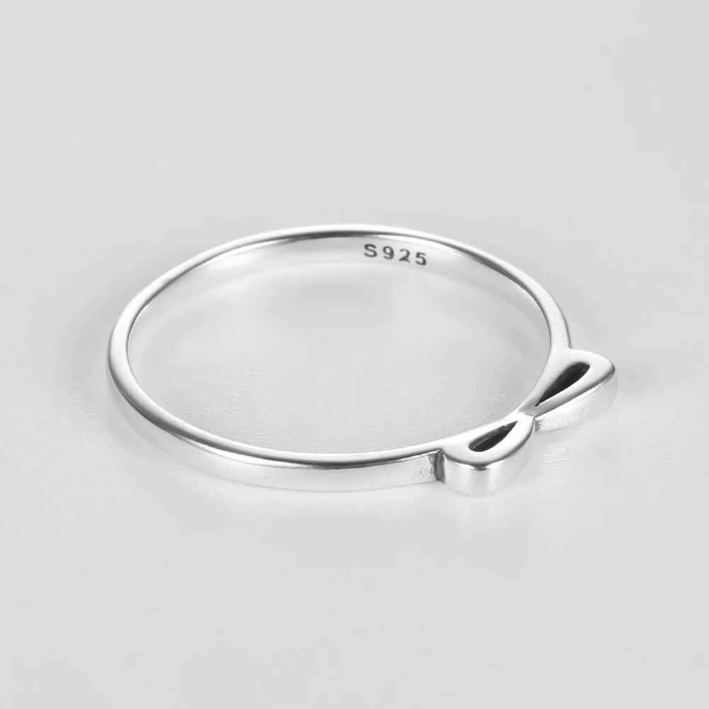 Anel Laço em Prata 925