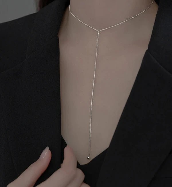 Colar gravatinhas Prata - Cln - 20 folheada a ouro da Vonn | Vonn