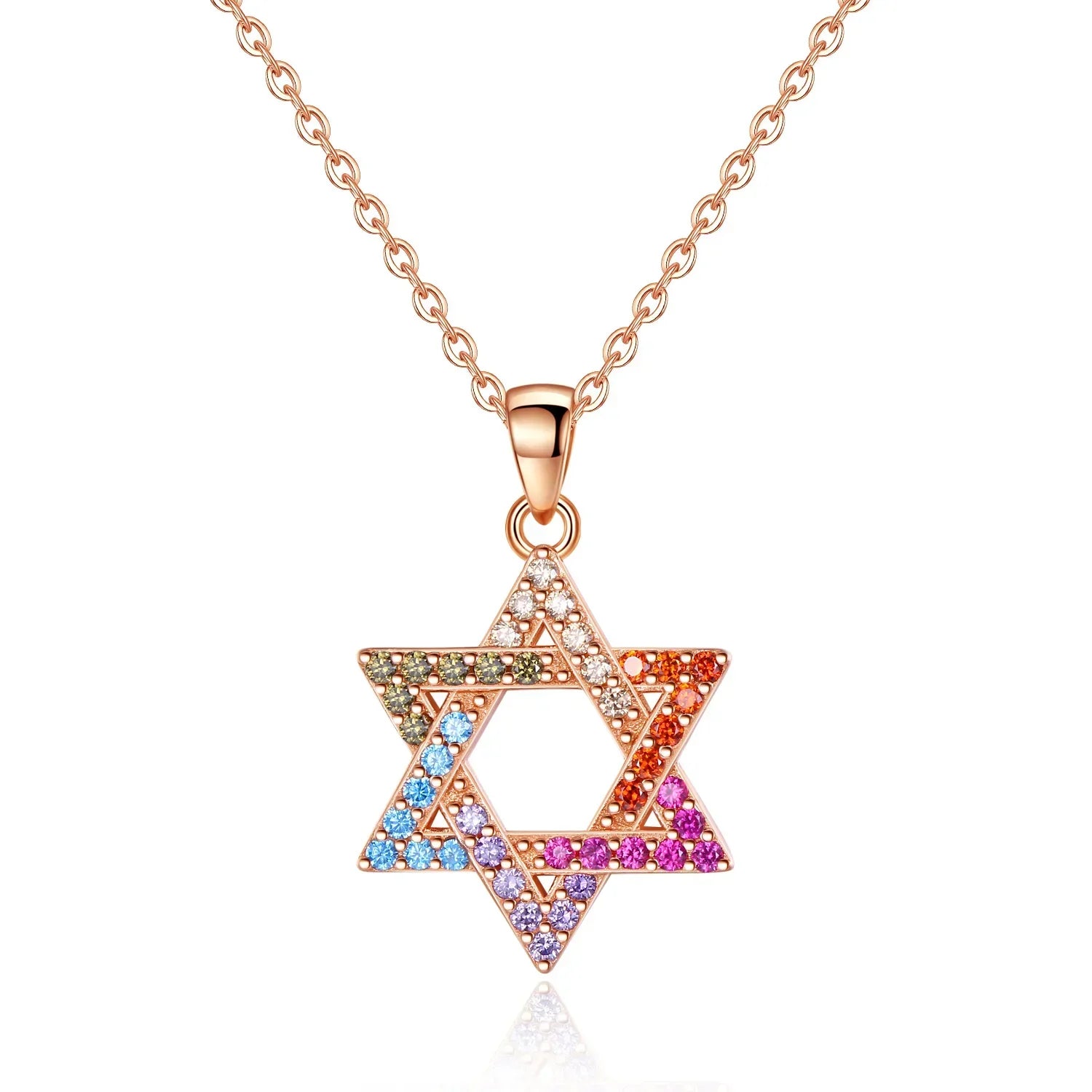 Colar Estrela de Davi em Prata 925