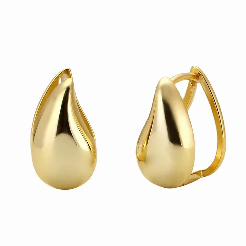 Brinco Gota Prata 925 - Brn - 32 folheada a ouro da Vonn | Vonn