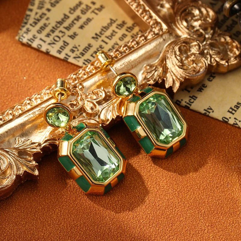 Brinco quadrado Vintage