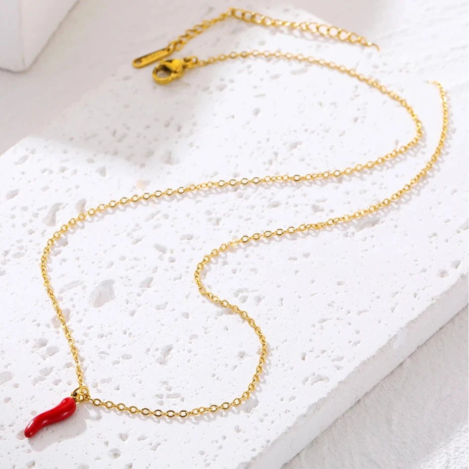 Colar Pingente Pimenta
