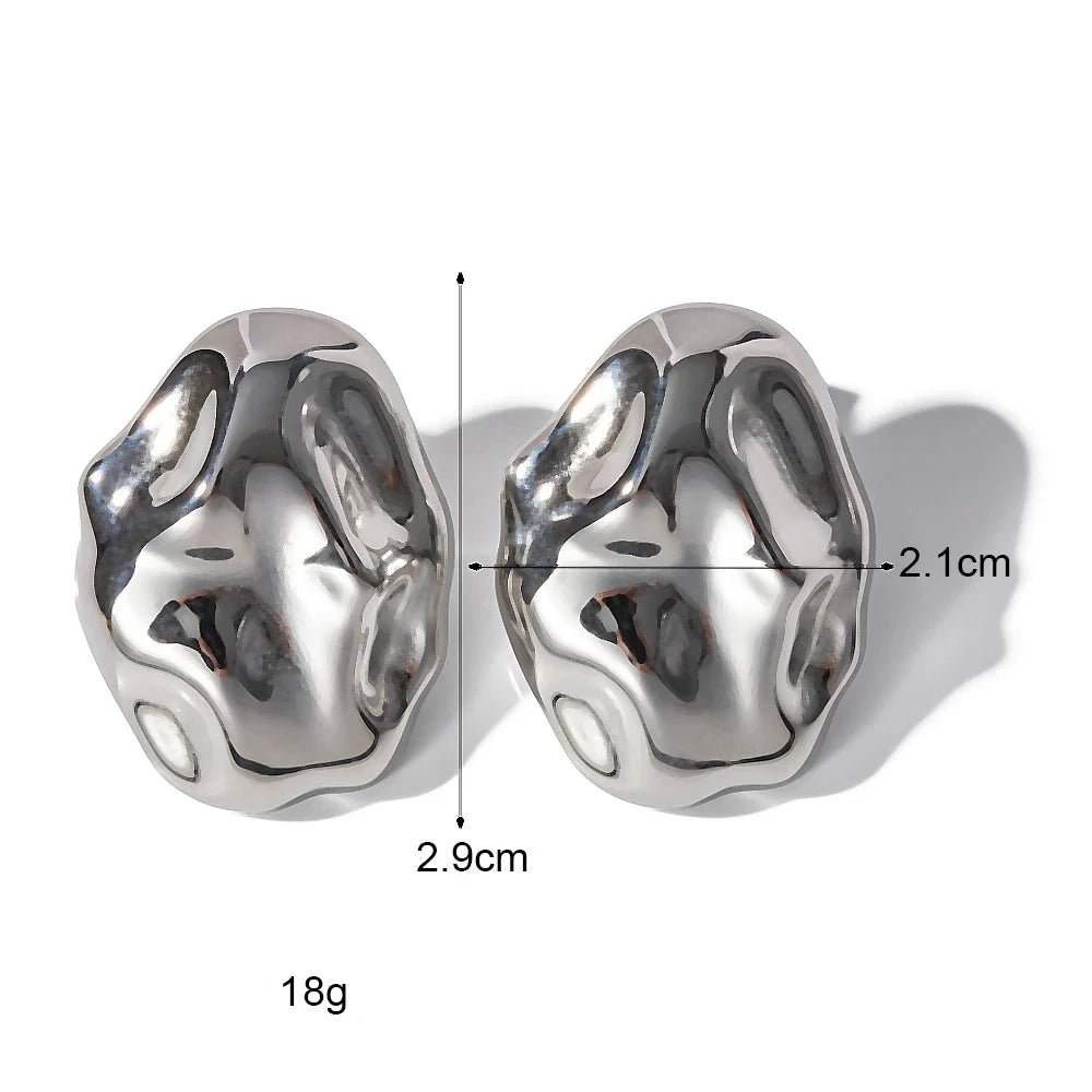 Brinco de Pressão Irregular em Cobre