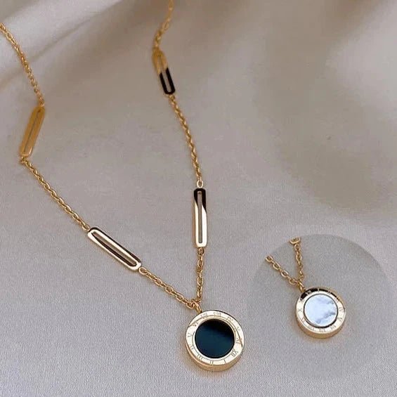 Colar Longo Feminino Brilhante Modelo Clássico