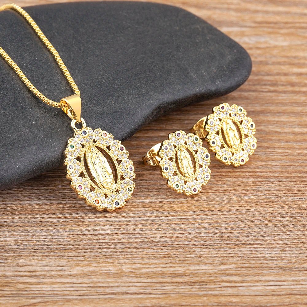 Conjunto De Joia Virgem Maria