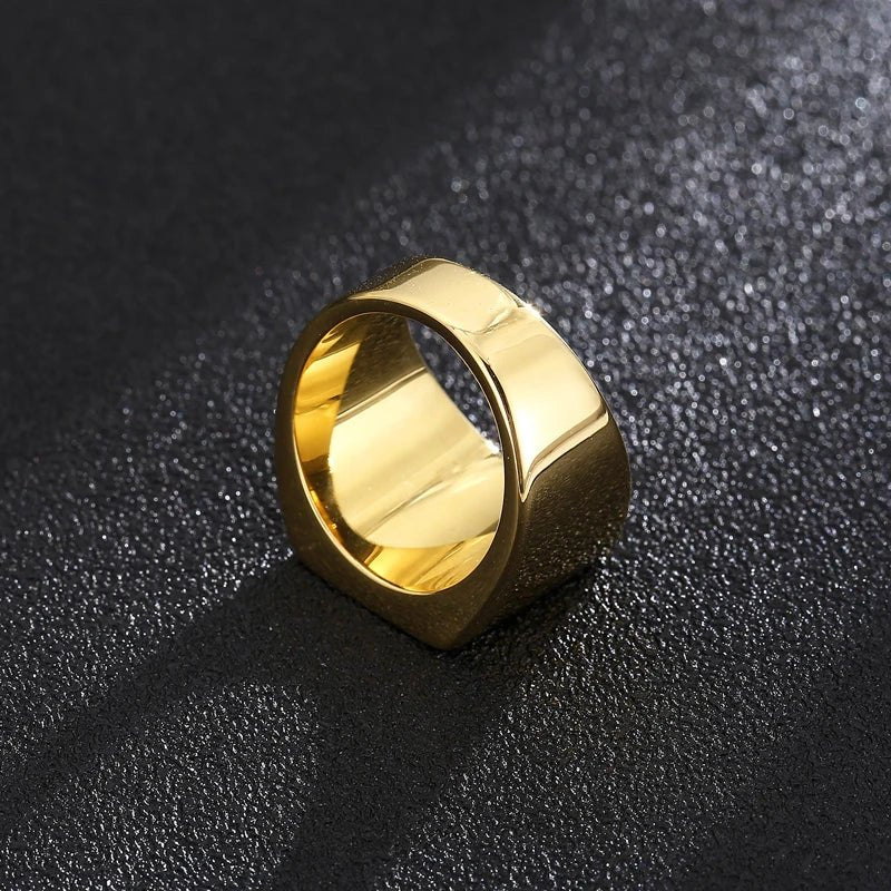 Anel Sinete  Liso  Masculino