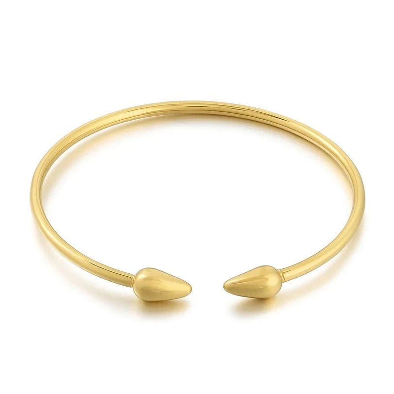 Bracelete Gota na Ponta - Puln - 02 folheada a ouro da Vonn | Vonn