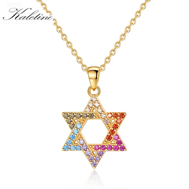 Colar Estrela de Davi em Prata 925