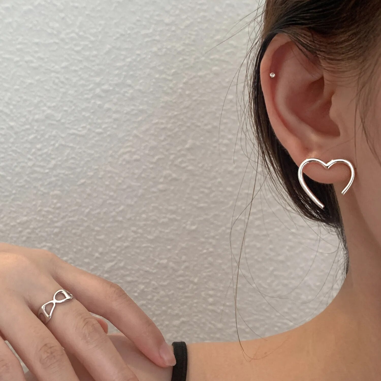 Brinco Coração aberto