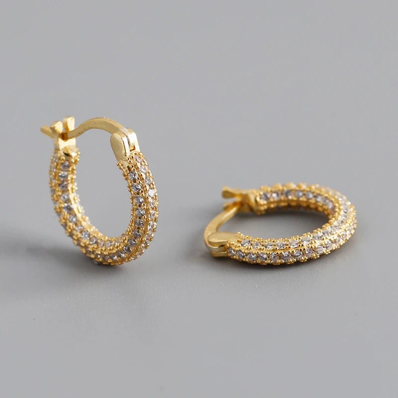 Brinco Argola Life Zircônia em Prata 925