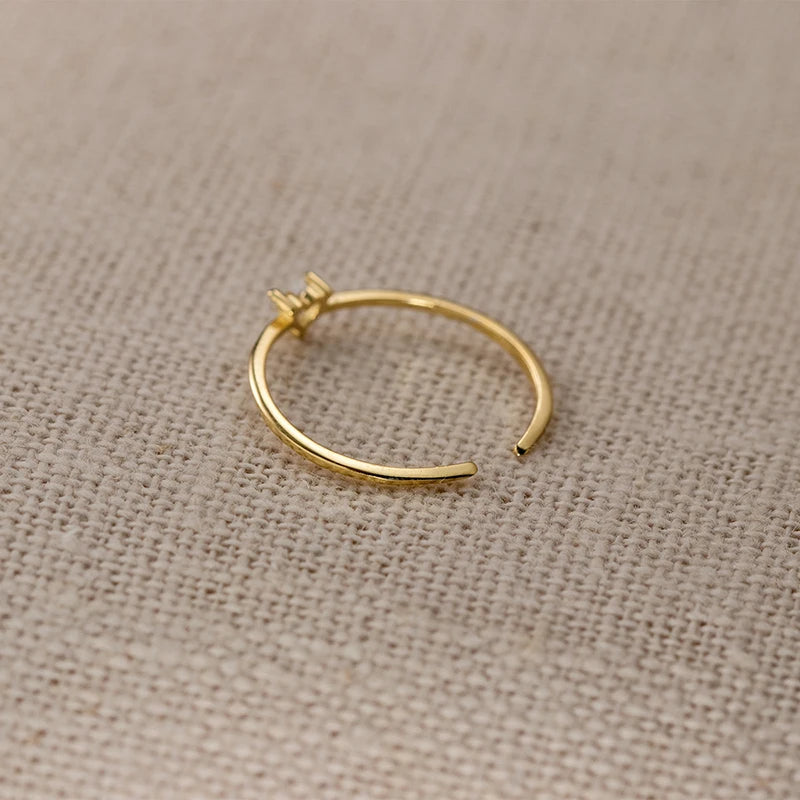 Anel Love em Prata 925 com Zircônia