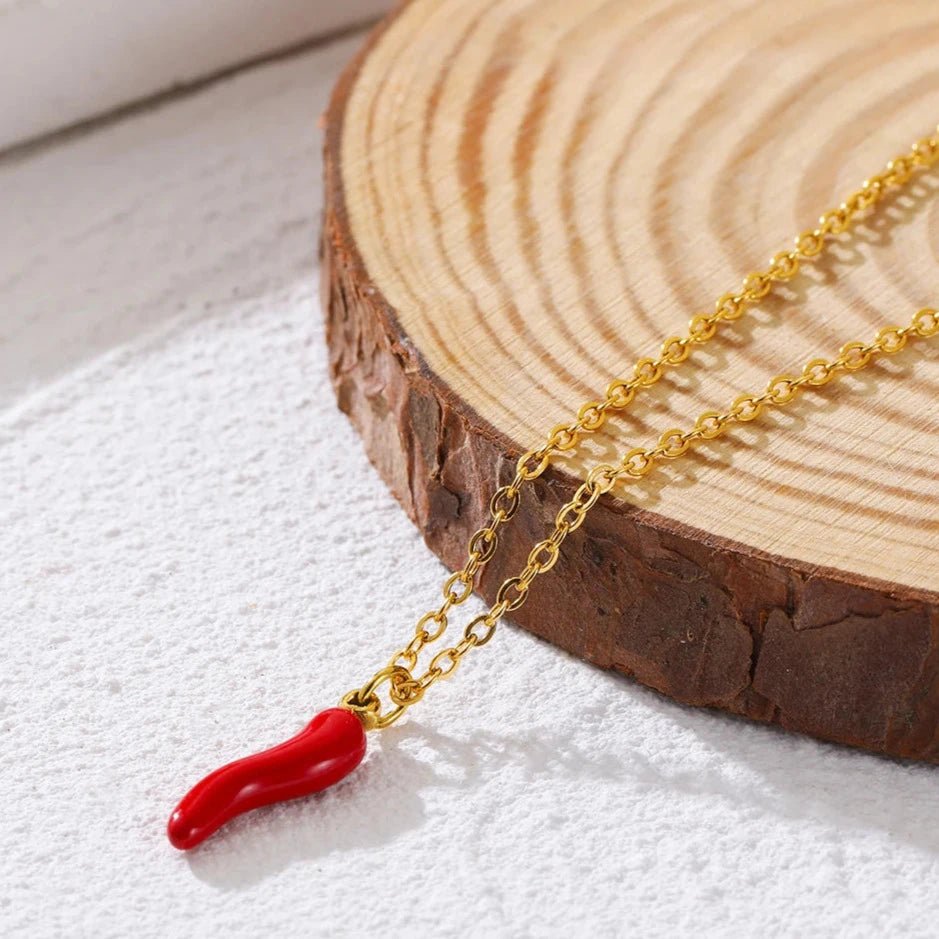 Colar Pingente Pimenta