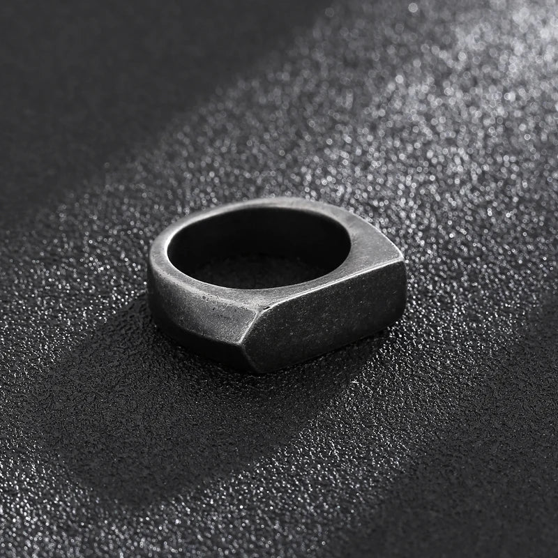 Anel Sinete  Liso  Masculino