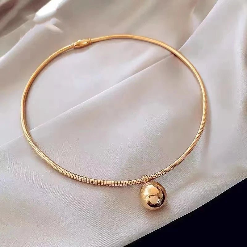 Colar Choker Lisa Folheado a Ouro 18k