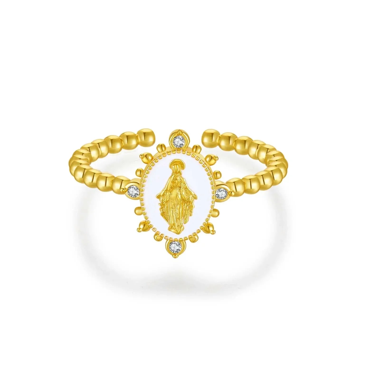 Anel Nossa Senhora em Prata 925