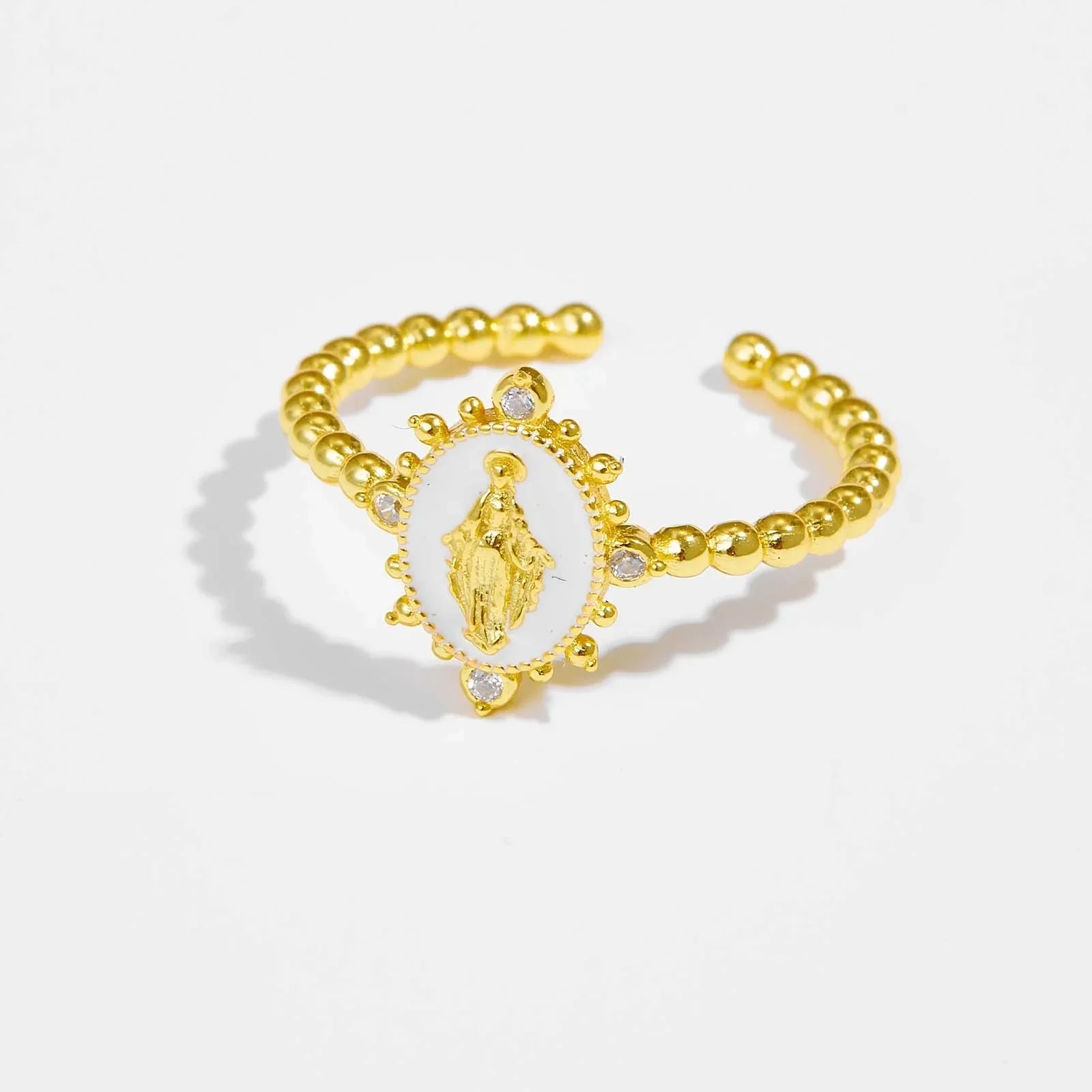 Anel Nossa Senhora em Prata 925