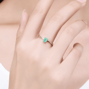 Anel Solitário com - Pedra de Turmalina - Vonn