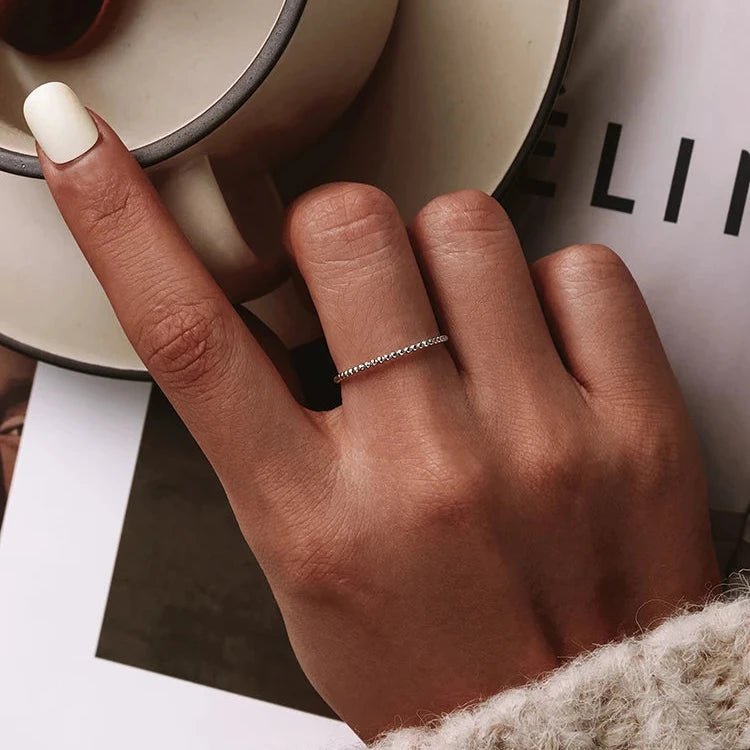 Anel Trançado em Prata 925