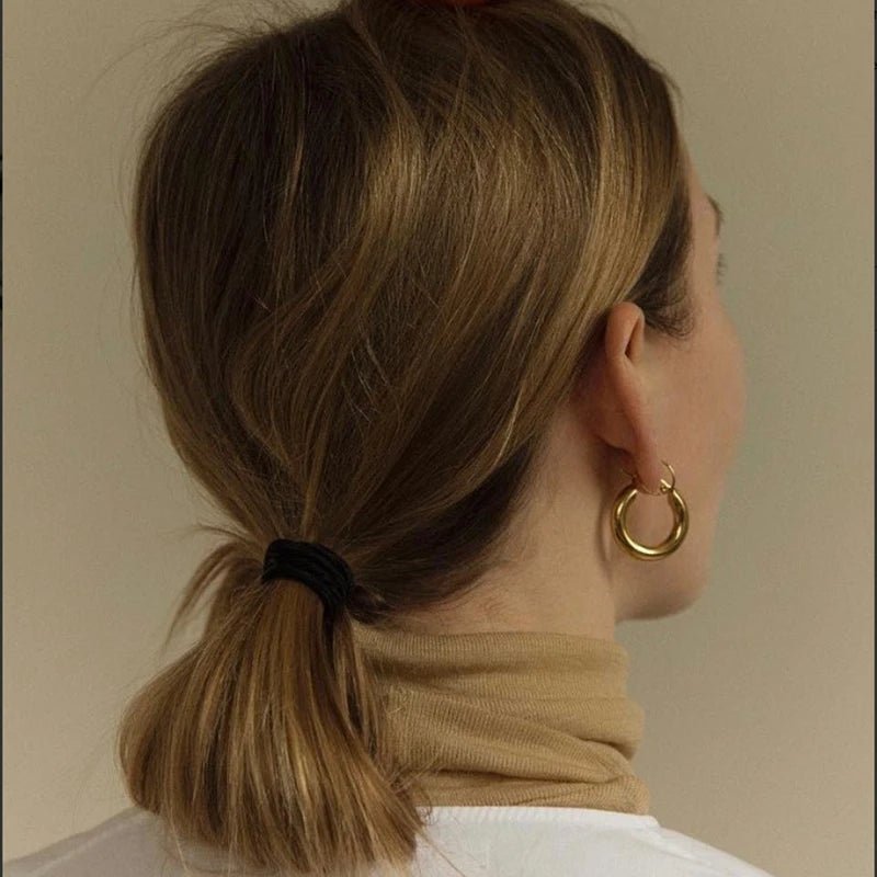 Brinco Argola Grossa de Prata 925