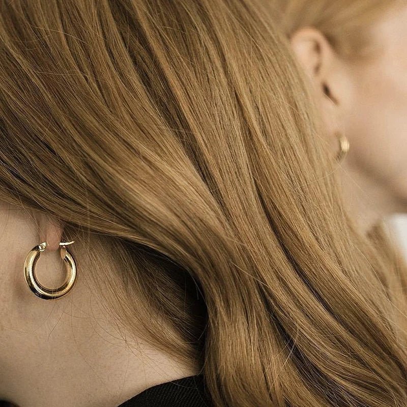 Brinco Argola Grossa de Prata 925